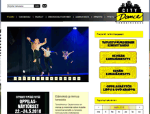 Tablet Screenshot of citydance.fi