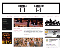 Tablet Screenshot of citydance.lt